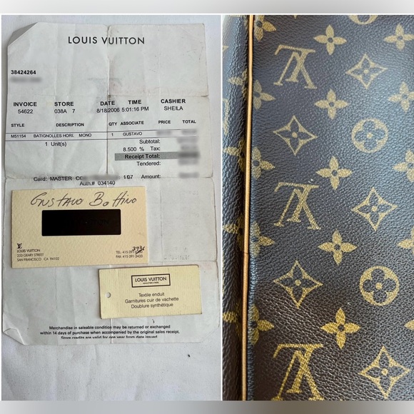 Auth. Louis Vuitton Batignolles Horizontal Monogram Shoulder Bag with Dust Bag - Picture 7 of 17